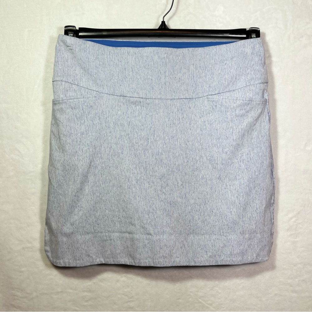 S.C.&Co Blue White Tummy Control Skort Womens L Stretch Summer Golf - Picture 2 of 10
